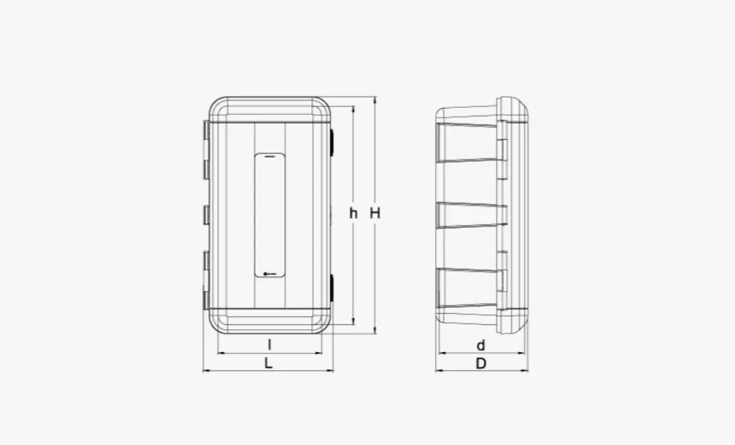 DAKEN Regon brannslukningsboks 9-12 kg rød