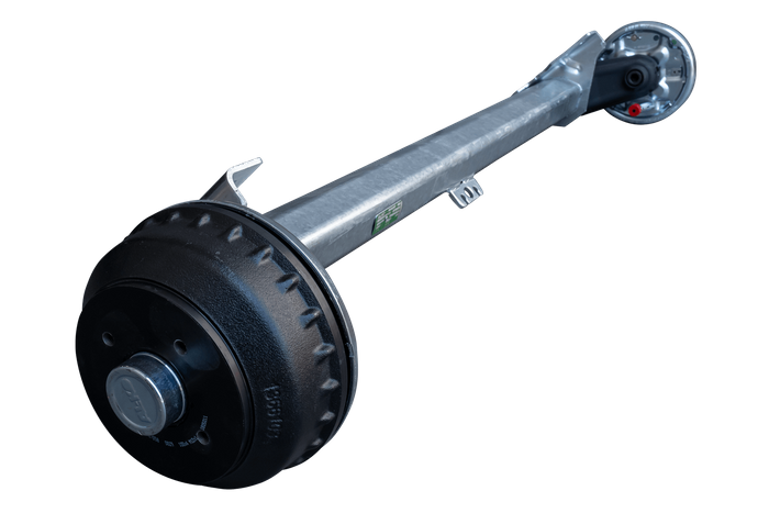 AL-KO COMPACT bremseaksel for tilhenger / bergingsbil 1350kg 1200mm 1650mm 4x100