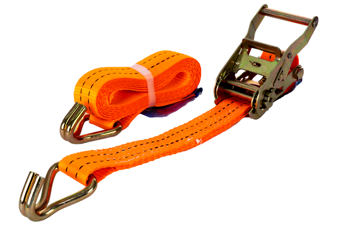 UNITRAILER 3m/35mm/2t oransje transportbånd med strammer