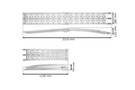 UNITRAILER ALR003 sammenleggbar rampe aluminiumsrampe for tilhenger 221 cm 340 kg med belte og støtte