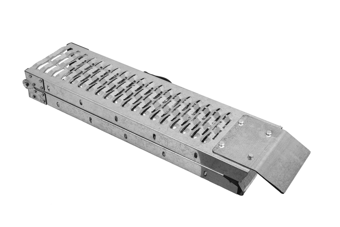 UNITRAILER ALR004 sammenleggbar rampe stålrampe for tilhenger 170 cm 227 kg