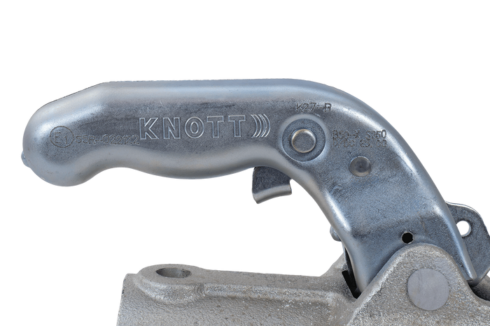 KNOTT K27-B kulekobling for 2700 kg tilhenger med 45 mm rørdrag, støpejern