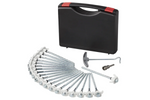 Sett med skruplugger til telt til ProPlus 365014 metallplugger med krok 20x20cm