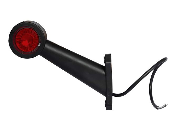 Sett med to HORPOL LD 726 LED-markeringslamper, venstre + høyre, på en gummiarm