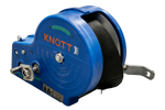 Wciągarka 1150 kg Knott z pasem obudowa niebieska [outlet]