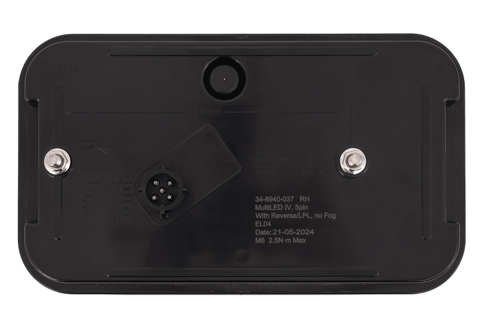 ASPÖCK MULTILED IV LED baklys, 6 funksjoner, høyre