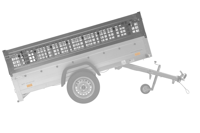 Nettingsidevegger Unitrailer Garden Trailer 230 KIPP