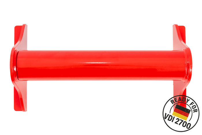 PRAMAR Radstopper VDI 2700 rød bergingsbilhjullås - justerbar, universal