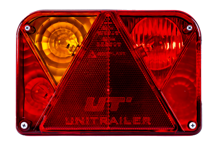 DOBPLAST DPT35 baklykt, 6 funksjoner, venstre