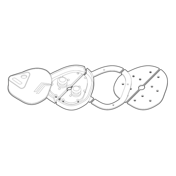 Ekstra låser til bussdøren 2 sett