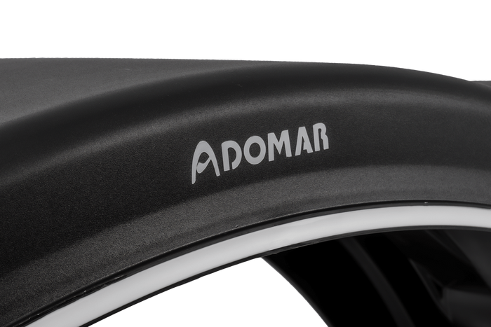 Skvettskjerm for tilhenger 19,5-22,5" DOMAR DK3075 hjulbue 1250/430 mm med monteringsbraketter