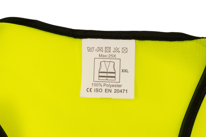 HERMON XXL gul refleksvest med lommer