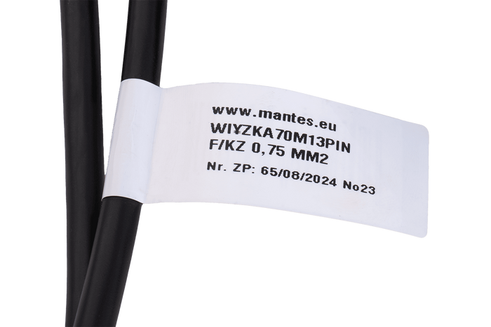 MANTES elektrisk installasjon tilhenger bergingsbil sele 7 m 13 PIN-plugg 6.3 kontakter