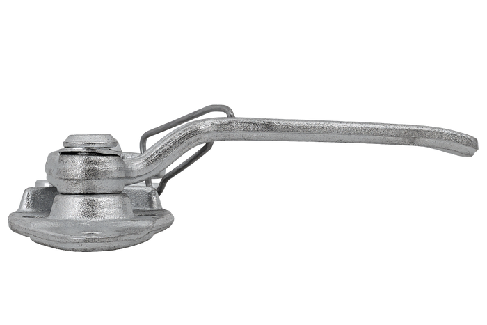 Høyre sidekobling med WINTERHOFF WV 20-R + WVG 20-A feste, komplett tilhengersidelukking