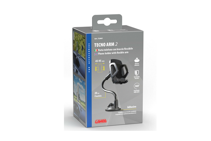 TECNO ARM 2 LAMP telefonholder med sugekoppfeste