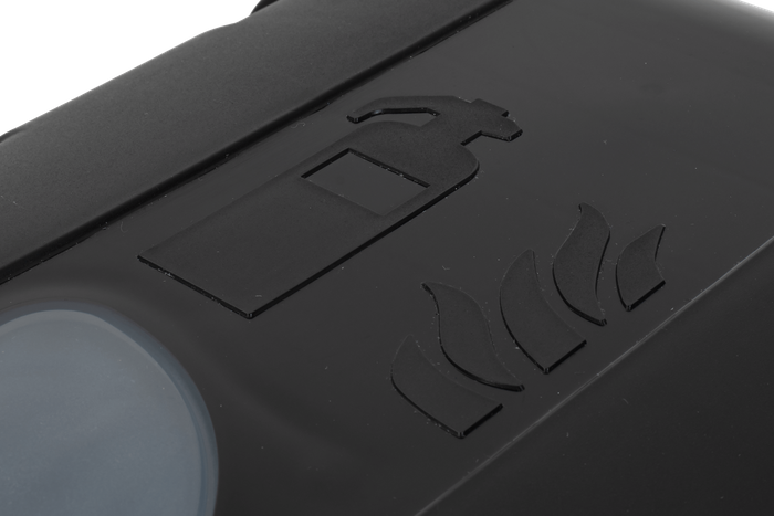 Brannslukningsboks 6kg DAKEN 82501 STRIKE 600x287x220mm svart