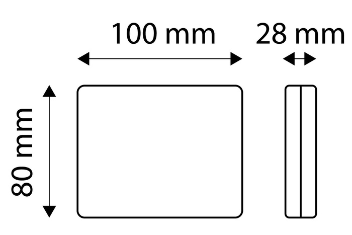 TT Technology TT.12010 LED universal ryggelys bak