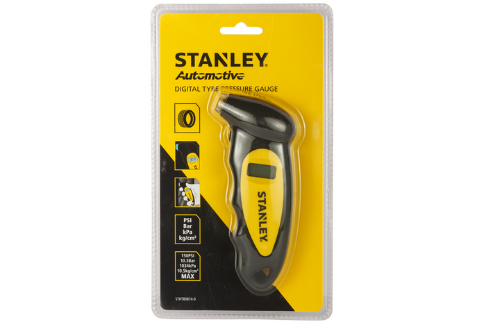 STANLEY Digital dekktrykksmåler for biler 0–6,2 bar