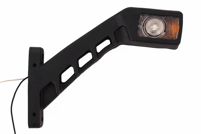 Sett med to TT TECHNOLOGY TT.12191 LED-markeringslamper, venstre + høyre, på en gummiarm