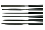 Sett med seks STANLEY 0-22-500 nålefiler, lengde 160 mm