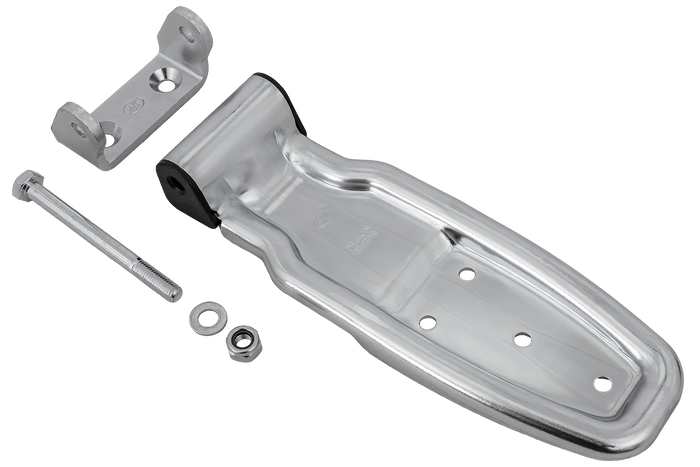 Sidehengsel med monteringsbrakett STEELPRESS HB-01.270-02+UH-01 komplett tilhengersidemontering