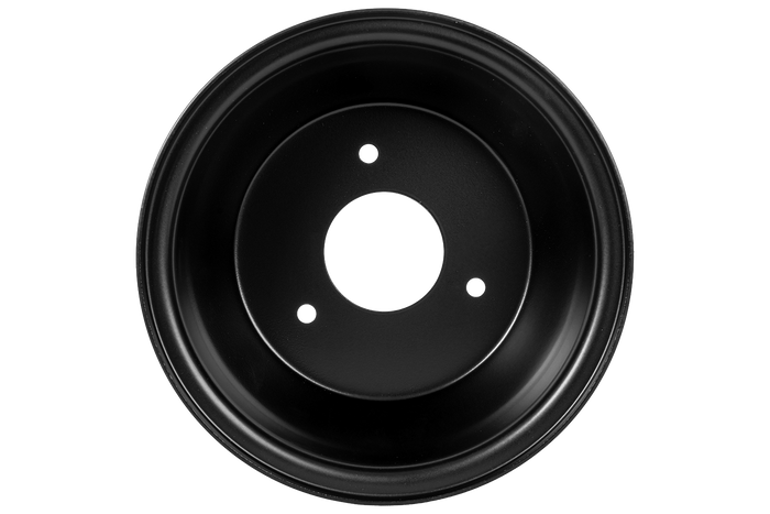 UNITRAILER stålfelg svart 4.5ATx7" 3x90 ET:-1.8