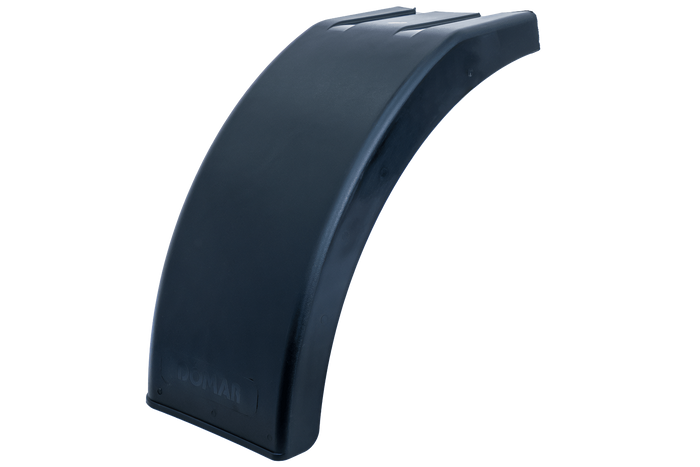 Halvskjerm for tilhenger DOMAR DR1012202 hjulbue 384/200mm venstre