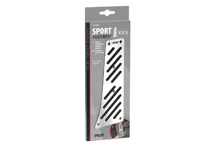 Fotstøtte LAMP aluminiumsforhøyer med sklisikker gummi