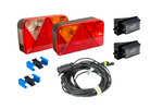 Lyssett: DOBPLAST baklys + DOBPLAST LED sidelys + MANTES 7m 7-PIN sele + hurtigkoblinger