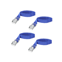 Sett med fire ProPlus 330285 sykkelmonteringsstropper, lengde 30 cm