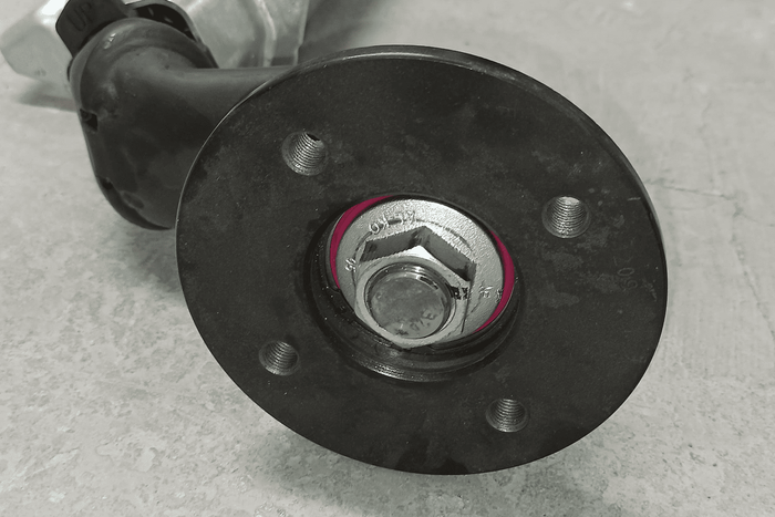 UTSALG AL-KO OPTIMA ubremset aksel for tilhenger 750kg 1200mm 1700mm 4x100