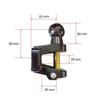 AHAKA hengerfeste, hengerkule og transportfeste 50mm 3000kg