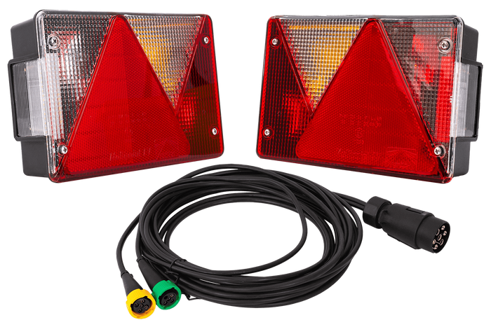 ASPÖCK MULTIPOINT IV baklykter + MANTES 5m 7-PIN sele