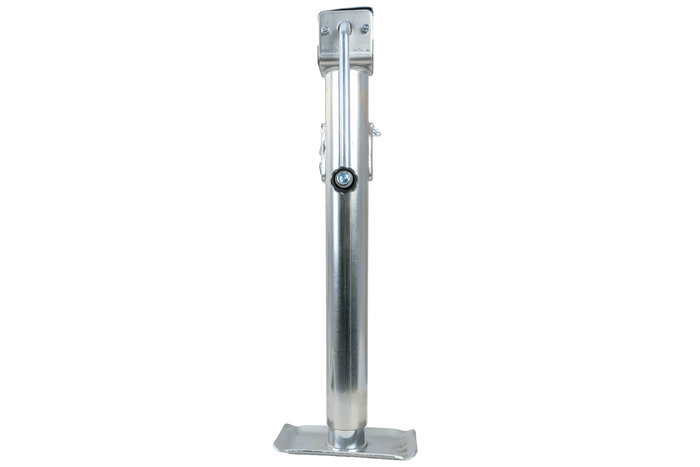 UNITRAILER TJ5002 uttrekkbar sveivstøtte for 1300 kg flatbed-tilhenger 560-940 mm