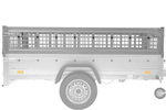 Nettingsider for UNITRAILER GARDEN TRAILER 201 KIPP tilhenger