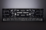 Nummerskiltramme med LED-belysning TT TECHNOLOGY TT.11013 kjørelys og posisjonslys 12/24V