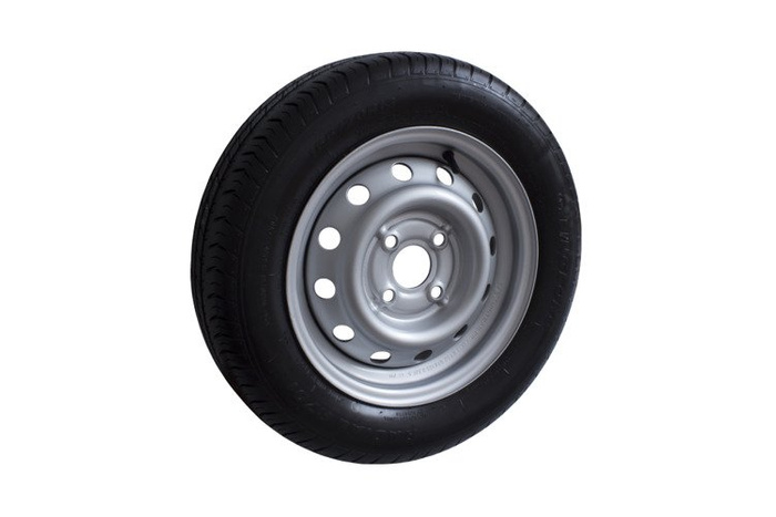 Tilhengerhjul LINGLONG DEKK 155/70 R13 75N UNITRAILER FELG 4Jx13&quot; 4x100 ET:30