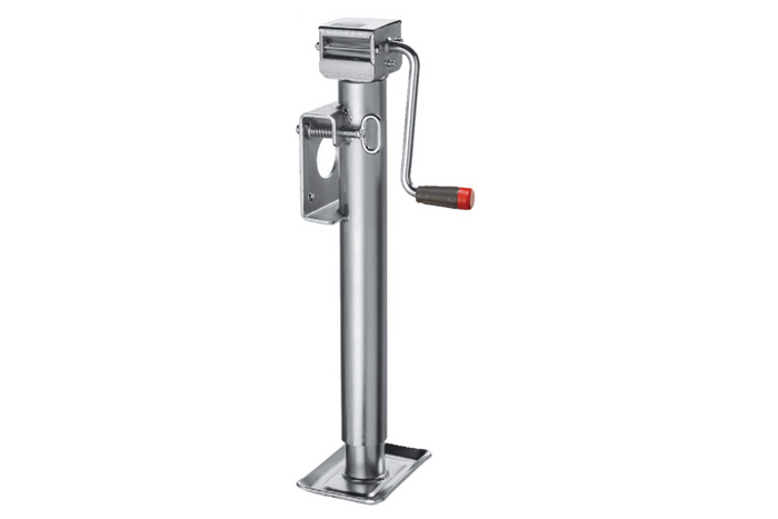 KNOTT LF3101 uttrekkbar sveivstøtte for 1300 kg flatbed-tilhenger 425-675 mm