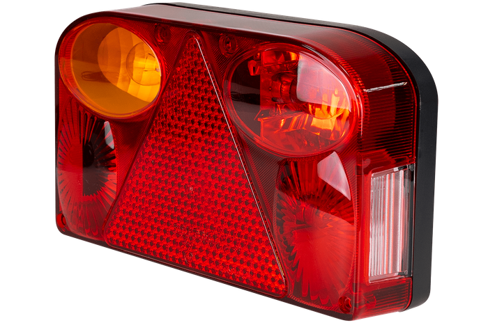 Lyssett: FRISTOM FT-088 baklykter + ASPÖCK FLEXIPOINT I sidemarkeringslys + MANTES 7m 13-PIN sele