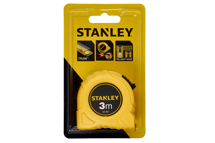Stålmålebånd STANLEY 3m x 12,7mm