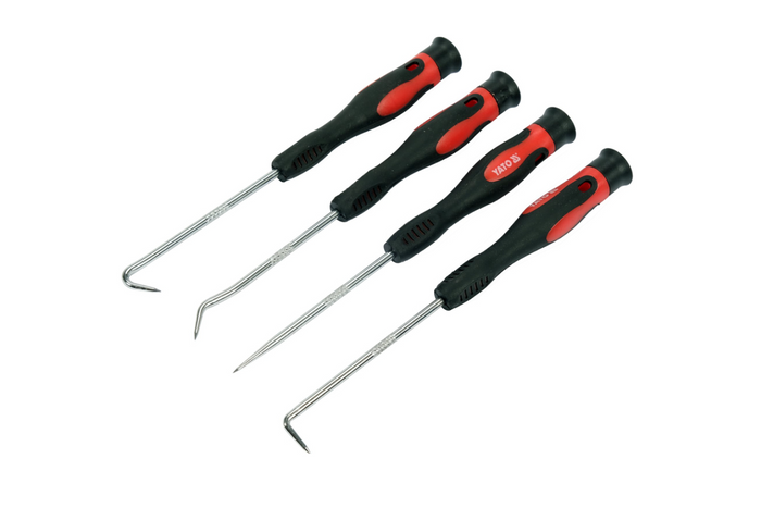 Sett med kroker med håndtak 4 stk YATO YT-0843