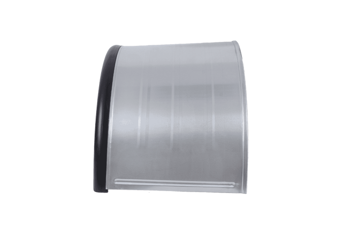 Dobbelskjerm for tilhenger 17,5-19,5" DOMAR DK7140 hjulbue 1000/500 mm metall med gummikant