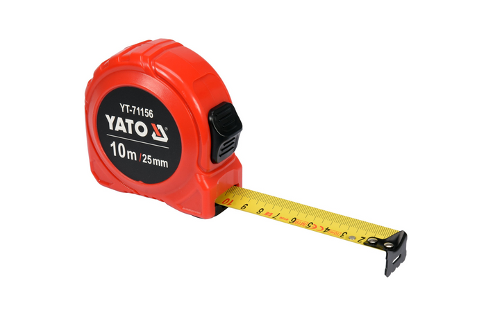 YATO YT-71156 sammenleggbart målebånd 10m x 25mm