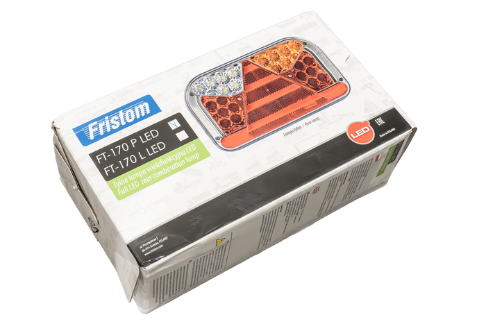 STIKKONTAKT Baklykt FRISTOM FT-170 LED 6 funksjoner høyre