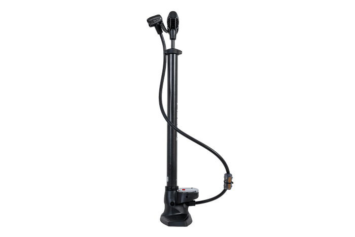Universell sykkelpumpe med trykkmåler FISCHER 85580