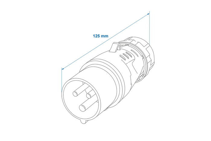 CEE-plugg 16A 230V ProPlus 373500 hann campingplugg