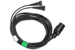 ASPÖCK 58-1022-087 elektrisk installasjon tilhengerledning 4,5 m 7PIN-plugg bajonetter 2x5PIN