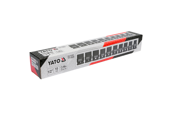 YATO YT-1025 korte slagpiper 1/2" piper 10 stk.