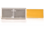 Refleks 96 x 42 mm, front med tape