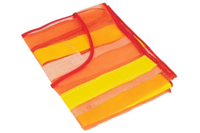 HERMON XXL oransje refleksvest med borrelås på siden